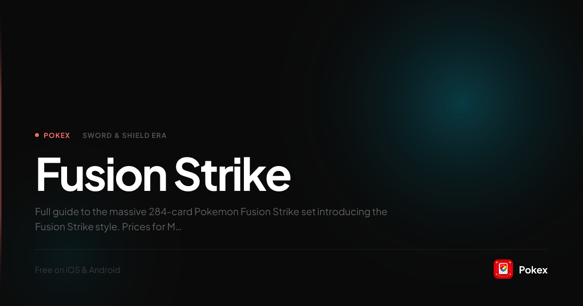 Strike Style Pokemon Fusion Strike | Price Guide & Card List 2024