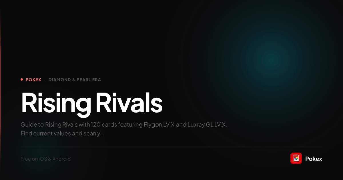 Pokemon Rising Rivals Symbol Rising Rivals Pokemon Cards — Complete Guide & Values | Pokex